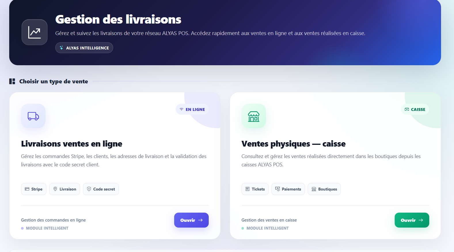 Module Livraison